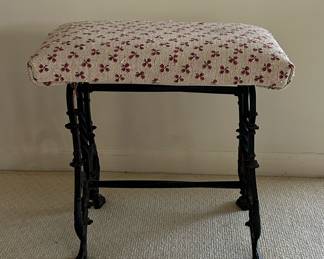 25. Flower Bench Cast Iron Base  $125.00