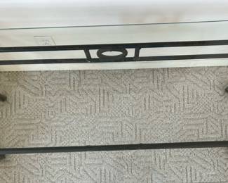 8.1 Black and Glass Console Table