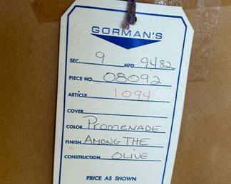 29.2 Gold Frame Tree Picture Tag