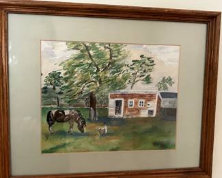 Original Painting by the homeowners mother.