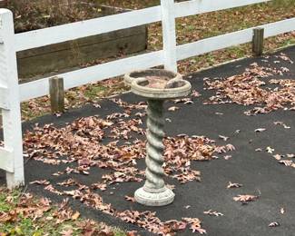Concrete Bird Bath