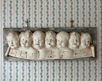 French Plaster Relief purchased in Paris 1960