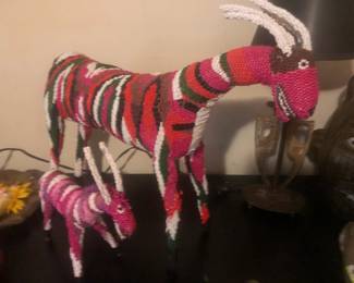 Hand crafted South African beaded art