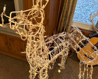 Animated light up deer (several) with box