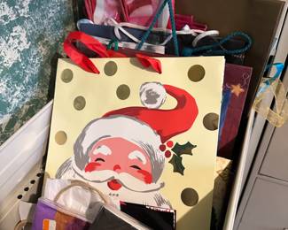 bags and wrapping paper