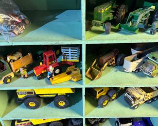 Vintage toys, Tonka trucks, Hot Wheels, more