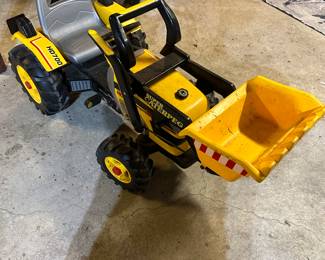 Peg Perego tractor digger ride on toy