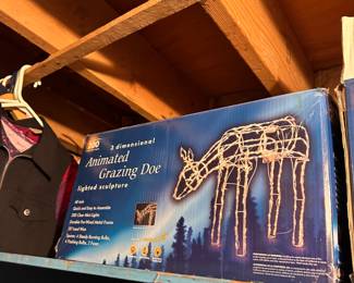 Animated light up deer (several) with box