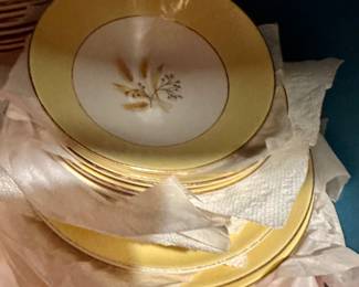 Vintage mid century Goldcrest by Alliance Autumn Gold china set
