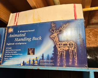 Animated light up deer (several) with box