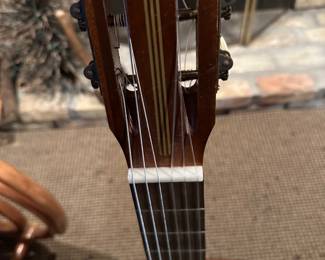 Harmony guitar and case