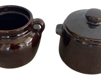 Vintage West Bend Glazed Jars 