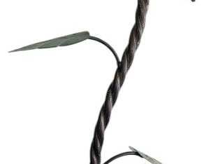 Metal Rose Yard Decor 