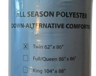 NEW Wayfair Basics Twin Size Comforter 