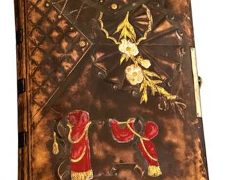 Embossed Leather Photo Album Book 