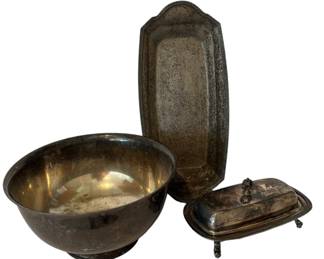 Silverplate Dishes 