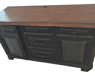 Aspenhome Brown Entertainment Cabinet 