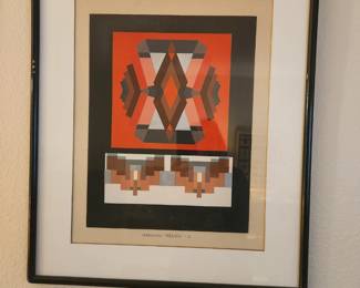 one of three folio pages from the Benedictus series from Eduoard Relais