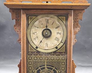 Antique Seth Thomas Gingerbread Clock w/ Key