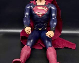 Vtg. Standing XXL Scale Superman Action Figure