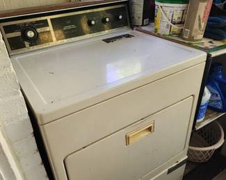 Dryer. seen better days. still works. take it.