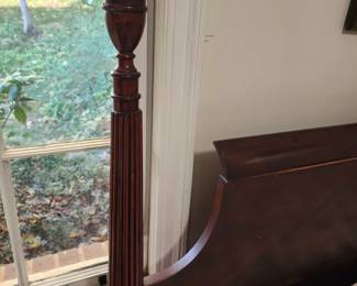 Full Size Mahogany Bed $300