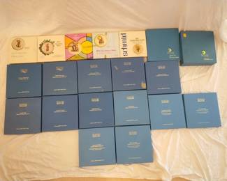 Assortment of 21 Schmid Holiday Collectible Christmas Plates