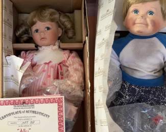 Ally Doll And Kevin Doll Lot Of 2 The Ashton Drake Galleries