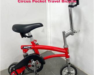 Lot 476 Red Just Go RUNT Clown Bicycle. Circus Pocket Travel Bicycle