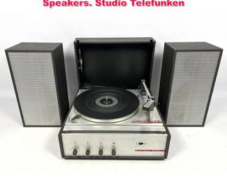 Lot 247 Musikis 5090 Turntable with Speakers. Studio Telefunken