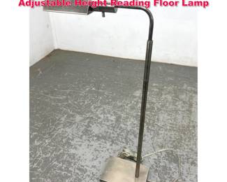 Lot 404 Casella Style Brushed Nickel Adjustable Height Reading Floor Lamp