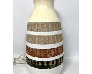 Lot 95 Italian Bitossi Style Table Lamp.