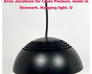 Lot 84 AJ Royal 10 LED Pendant Light by Arne Jacobsen for Louis Poulsen. made in Denmark. Hanging light. U