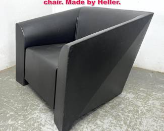 Lot 413 Mario Bellini MB1 plastic lounge chair. Made by Heller.