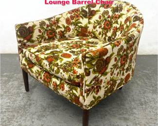 Lot 157 Mid Century Modern Pearsall Style Lounge Barrel Chair
