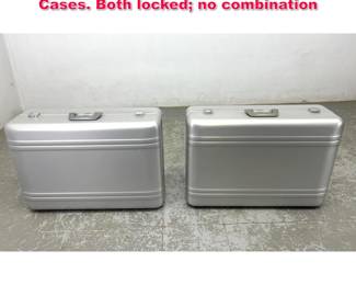 Lot 559 Pr Halliburton Zero Centurion Elite Cases. Both locked no combination