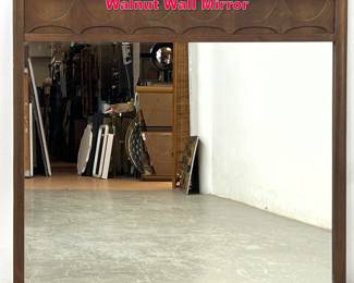 Lot 325 Broyhill Brasilia Mid Century Modern Walnut Wall Mirror