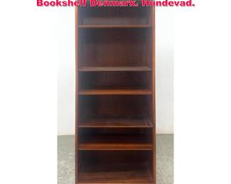 Lot 281 Narrow Danish Modern Rosewood Bookshelf Denmark. Hundevad.