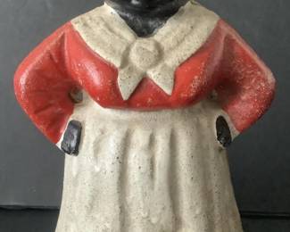 BLACK AMERICANA AUNT JEMIMA CAST IRON BANK