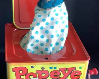 POPEYE MUSIC BOX WITH ORIG BOX