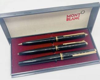 MONTBLANC PEN SET WITH BOX