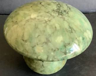 ALABASTER MUSHROOM PAPERWEIGHT