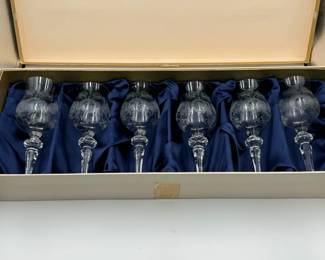 MEISSEN DRINKING GLASSES WITH BOX