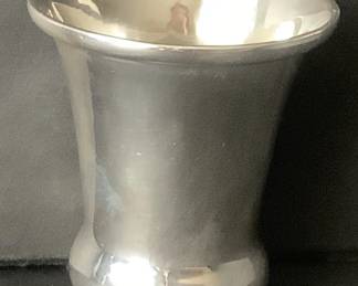 GEORG JENSEN STERLING SILVER TUMBLER