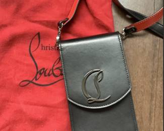 CHRISTIAN LOUBITOUN MESSENGER BAG WITH POUCH