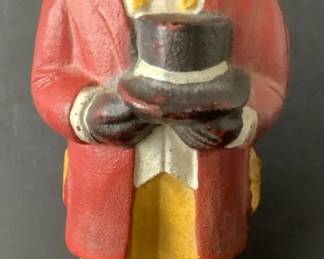 BLACK AMERICANA CAST IRON UNCLE MOSE BANK