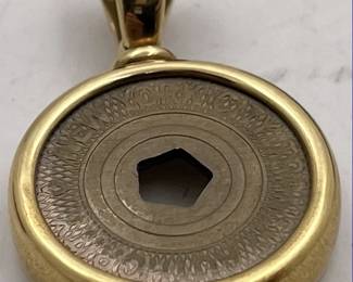 BULGARI 18K PENDANT NYC TOKEN