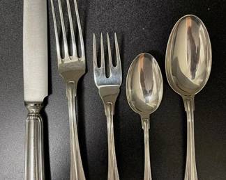 BUCCELLATI STERLING SILVER MILANO 5 PC SERVING