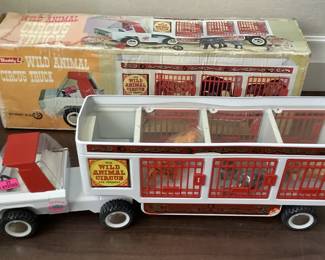 TONKA WILD ANIMAL CIRCUS TRUCK WITH ORIGINAL BOX 
