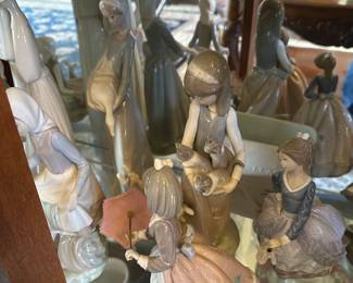 Lladro figurine collection